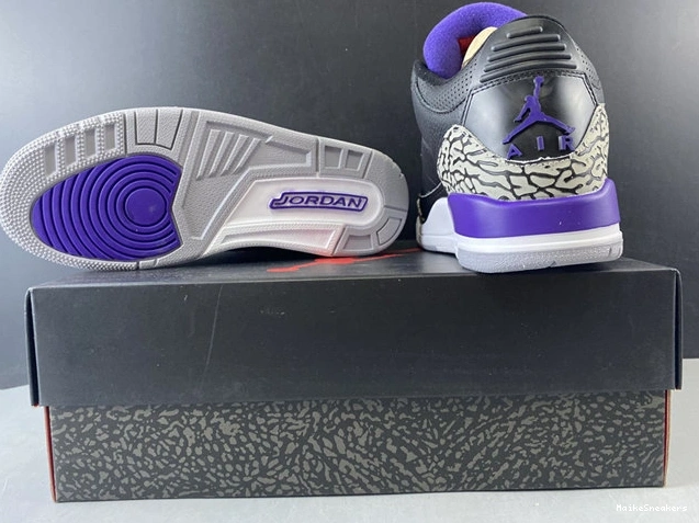 MaikeSneakers CT8532- Black FlexibleFit Court Purple Jordan3 3845 1028